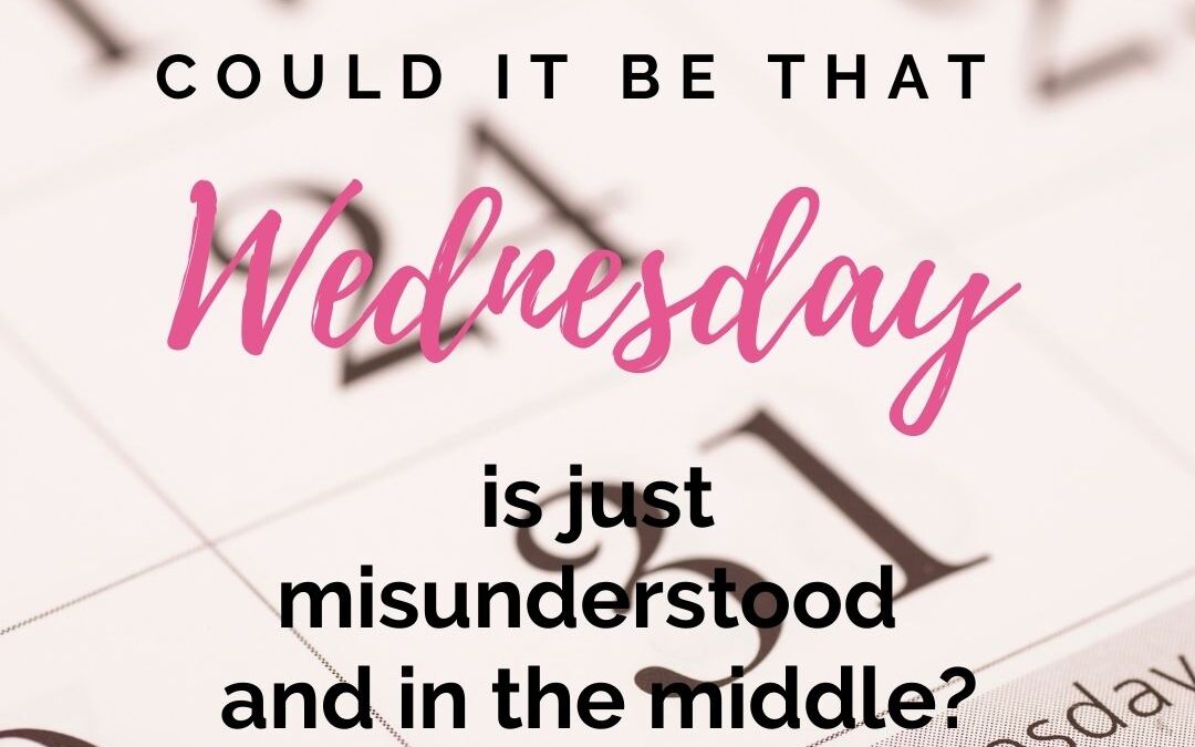 Could it be that Wednesday is the misunderstood middle child?