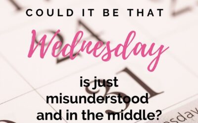 Could it be that Wednesday is the misunderstood middle child?