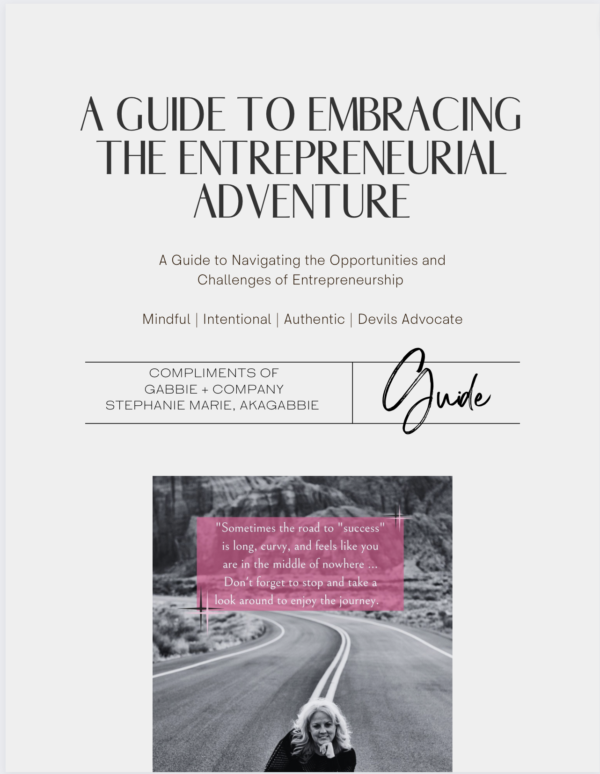 Cover for A Guide to Embracing the Entrepreneurial Adventure